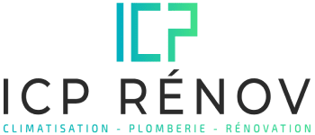 Agence M COM Marseille Logo ICP Renov Fond Blanc